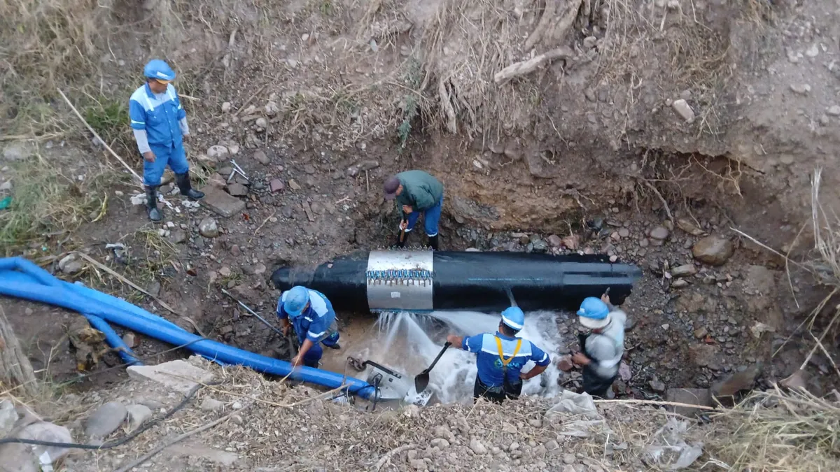 Restricción del servicio y baja presión por reparación del acueducto 710 en Ciudad de Nieva