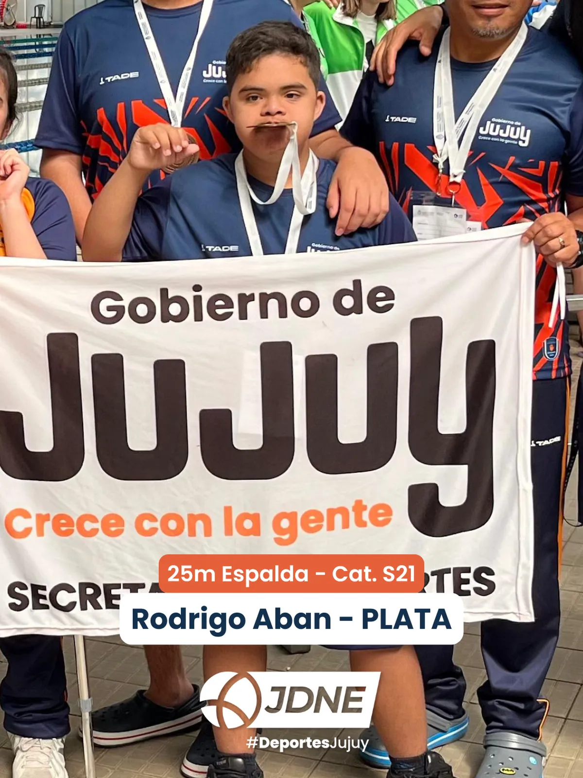 Las primeras alegrías jujeñas en Mar del Plata: natación adaptada conquista los Juegos Evita